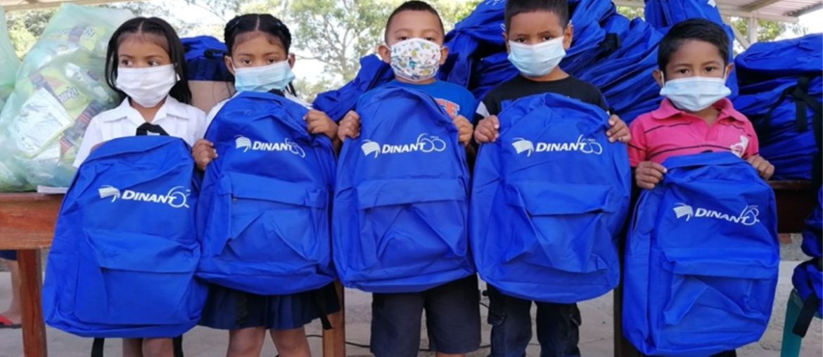 Dinant amplía apoyo a escuelas hondureñas