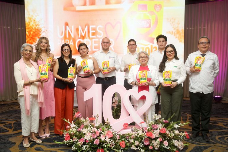 Dinant, a través de su marca comercial Mazola, conmemora 10 años contribuyendo a la lucha contra el cáncer de mama