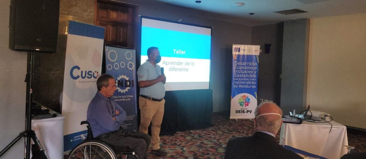 ANDI junto a CUSO Internacional organizarán taller en el tema de inclusión laboral