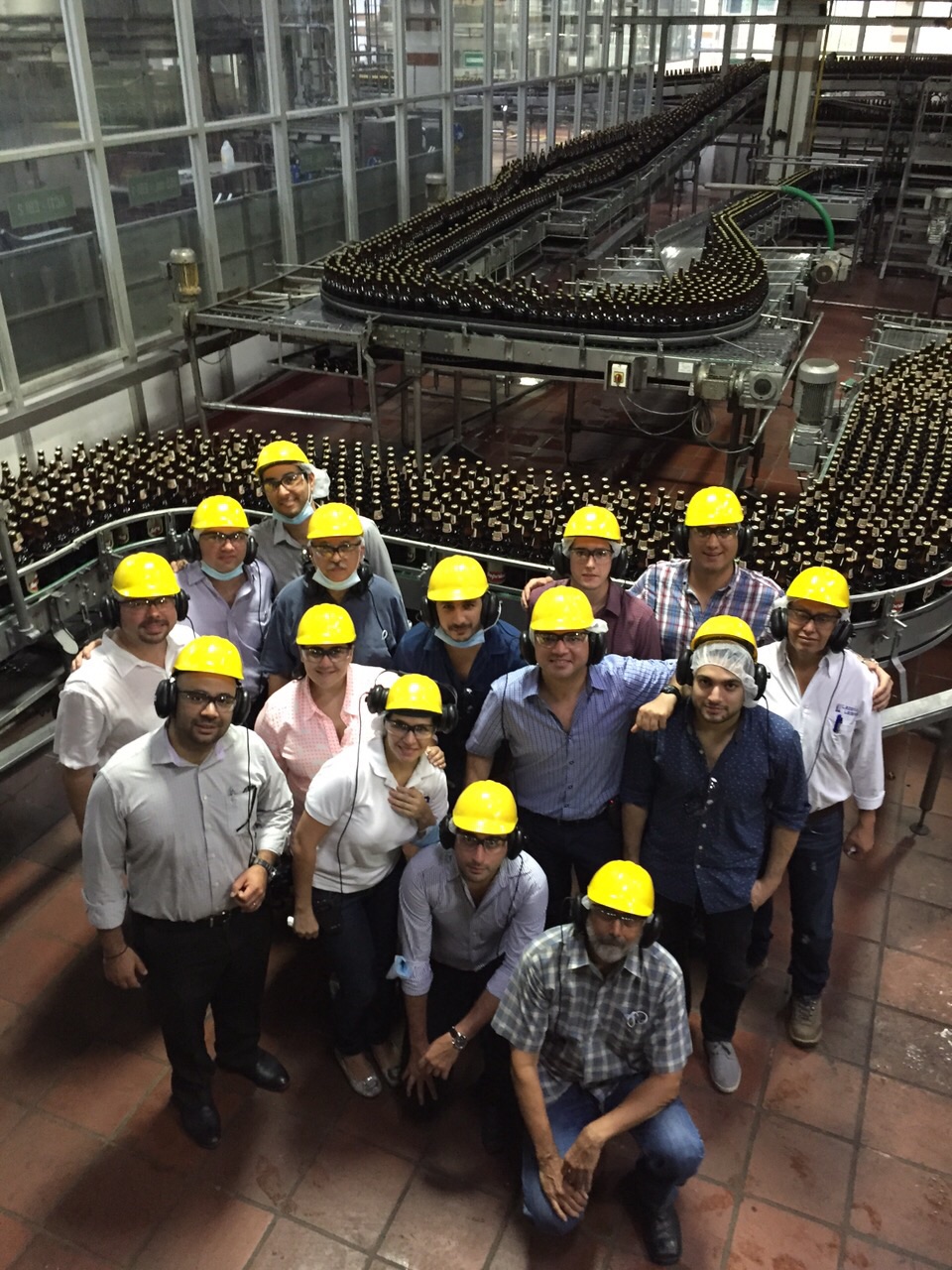 Empresarios de San Pedro Sula realizaron un Recorrido Industrial por las plantas de la  Cervecería Hondureña