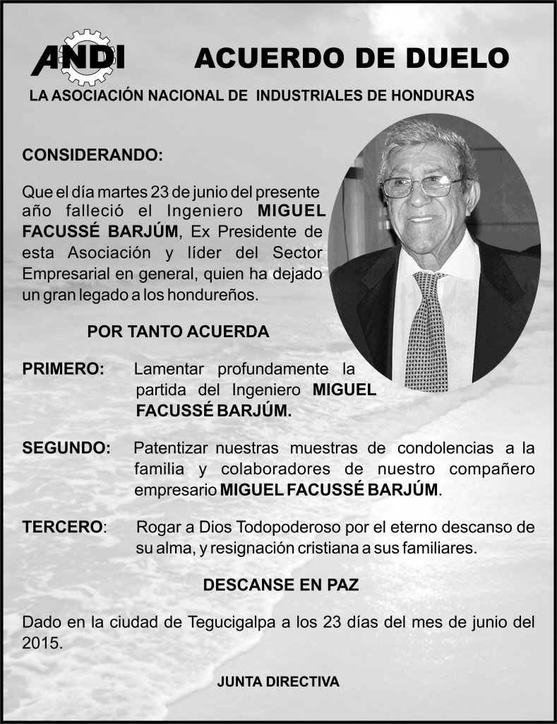 ACUERDO DE DUELO MIGUEL FACUSSE