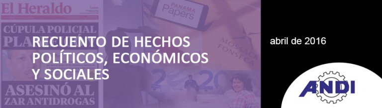 Informe de Hechos Relevantes del mes de abril de 2016