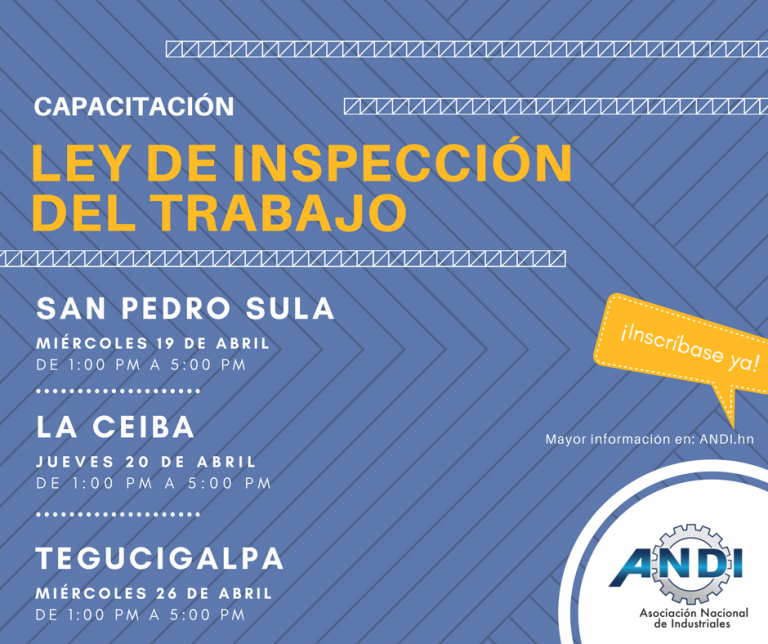 Capacitación: Ley de Inspección del Trabajo