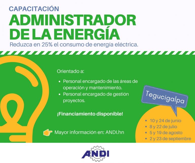 Capacitación: Administrador de la Energía (Tegucigalpa)