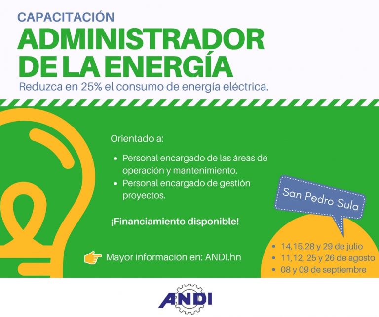 Certificación: Administrador de la Energía (San Pedro Sula)