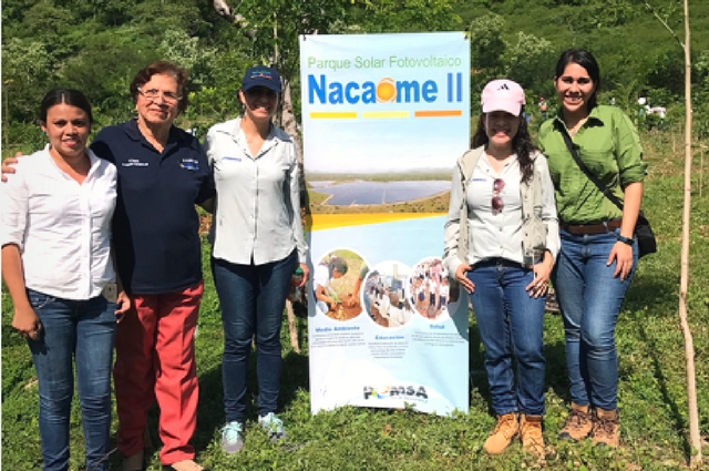 Proyecto Solar Nacaome II Planta mil nuevos árboles en el sur de Honduras