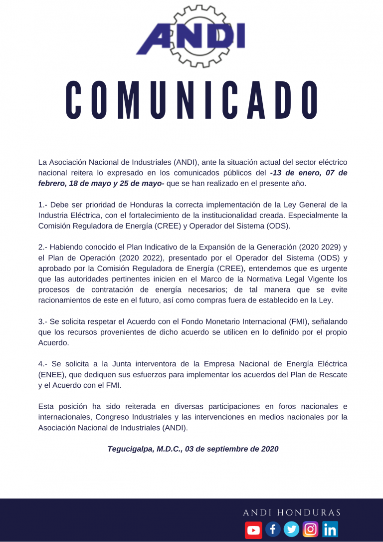 COMUNICADO 03.09.2020