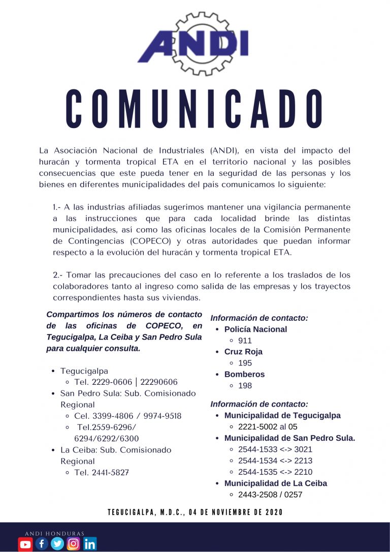 Comunicado FECAICA | Situación de Nicaragua